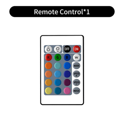 Submersible LED Pool Lights, 10 RGB LEDs, Remote Control, 16 Static and 4 Dynamic Modes, Battery Powered - product view 2