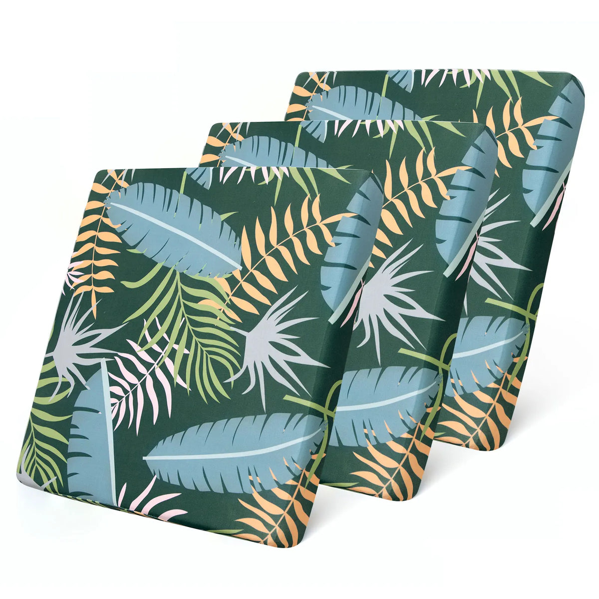 Outdoor Patio Cushion Cover, Stretch Jacquard Polyester Sofa Slipcover, Square Seat Protector in 3, 6 or 8 Pieces - product view 1