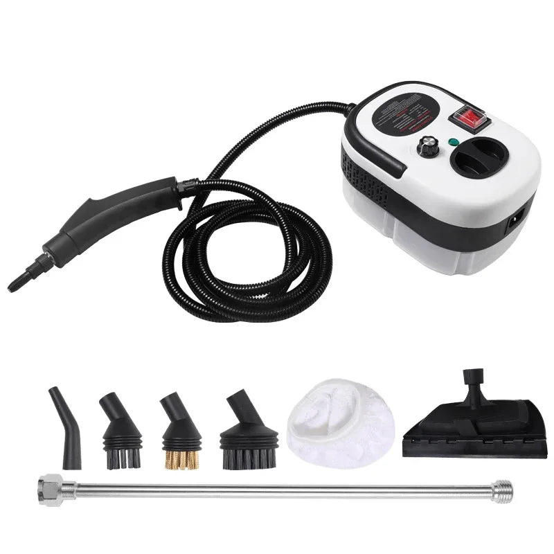 Handheld Steam Cleaner, High-Temperature Pressurized Steam, Brush-Head Design, 220 V for Kitchen and Car Cleaning - product view 3