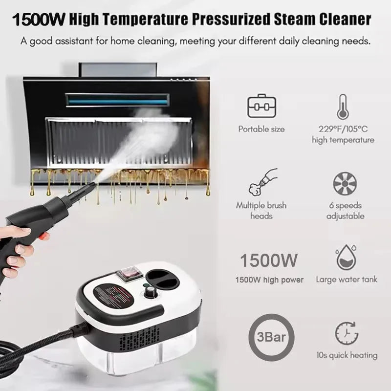 handheld steam cleaner - product view 5