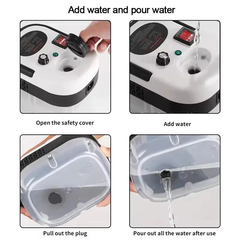 handheld steam cleaner - product view 6
