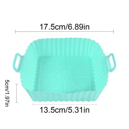 Silicone air fryer liner, product view 1