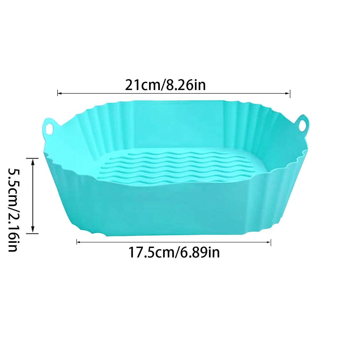 Silicone air fryer liner, product view 4