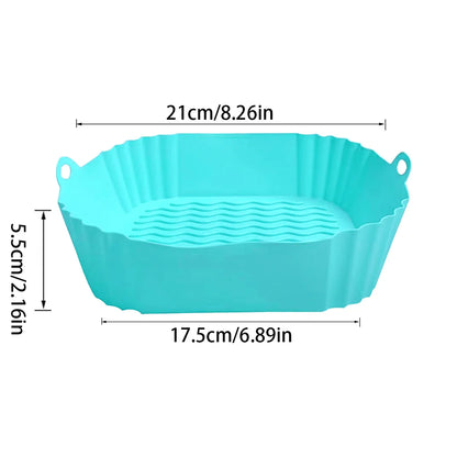 Silicone air fryer liner, product view 4