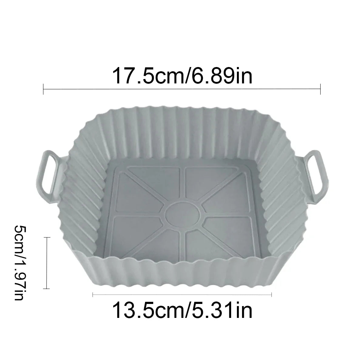 Silicone air fryer liner, product view 5