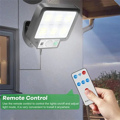 Solar Motion Sensor Driveway Light, Split Panel, 3 Modes, 270° Sensor, 5 m Cable, Rechargeable Battery, ABS - product view 3