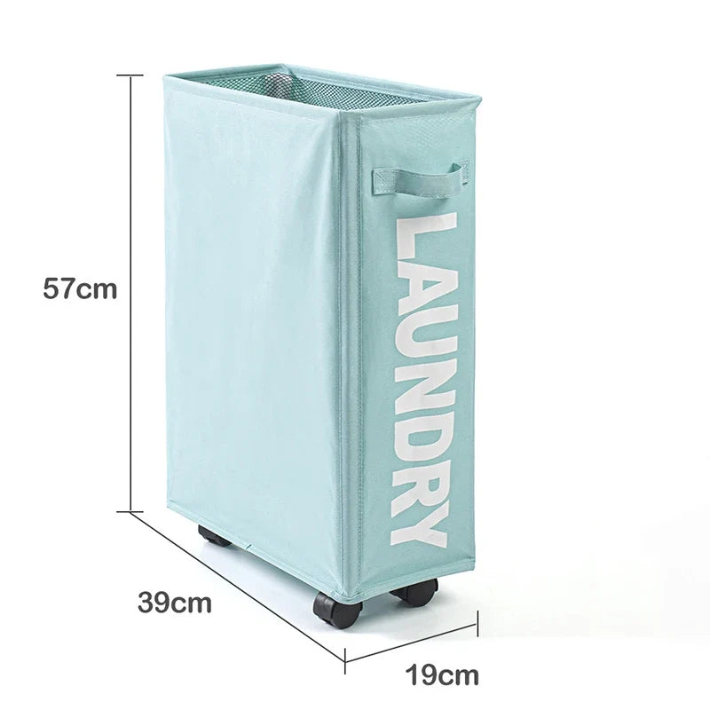 Foldable laundry basket, product view 2