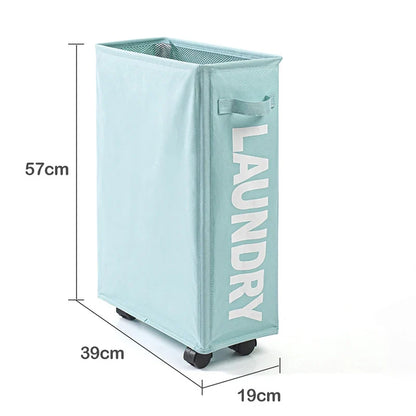 Foldable laundry basket, product view 2