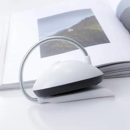Folding LED Desk Lamp, Push-Button Control, Modern Plastic Table Light, White Light for Bedroom, Bedside and Study - product view 5