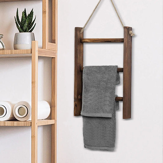 Three Tier Wall Mounted Towel Rack, towel ladder rack product view 1