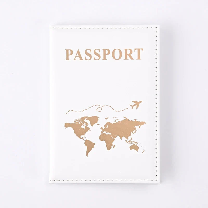 Solid Passport Holder Cover, Protective Travel Wallet, Lightweight Unisex Card Case in 10 Color Options - product view 5