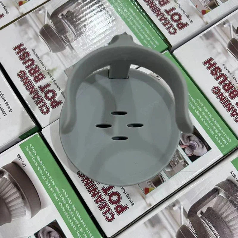 soap dispensing dish brush - product view 6