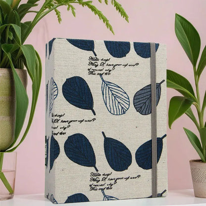 Loose-Leaf Photo Album, Cloth-Cover Memory Book for General Photo Storage, Botanical and Heart Print Options - product view 5