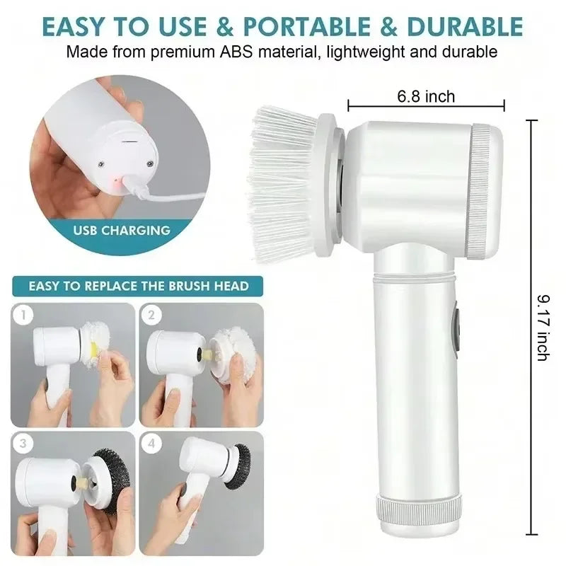 electric spin scrubber - product view 5