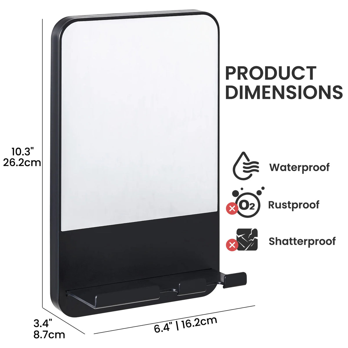 bathroom mirror - product view 1