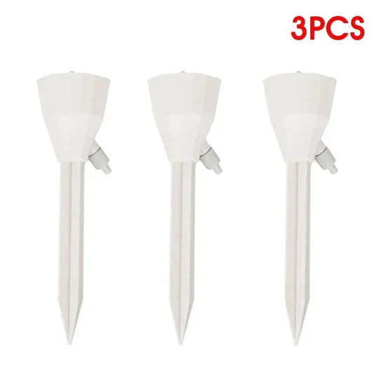 Self-Watering Planter Insert Spikes, Adjustable Drip Irrigation, 3-Piece Plastic Set for Indoor and Outdoor Potted Plants - product view 1