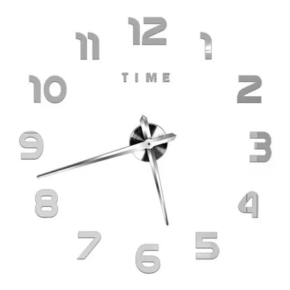 DIY Acrylic Wall Clock, Frameless 2D or 3D Quartz-Style Wall Decor, Large 16, 36 or 48 Inch Design for Living Room - product view 4