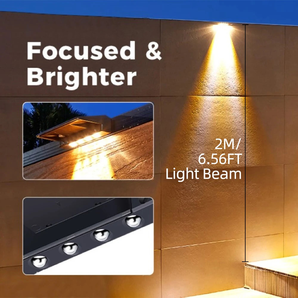 solar fence light - product view 5