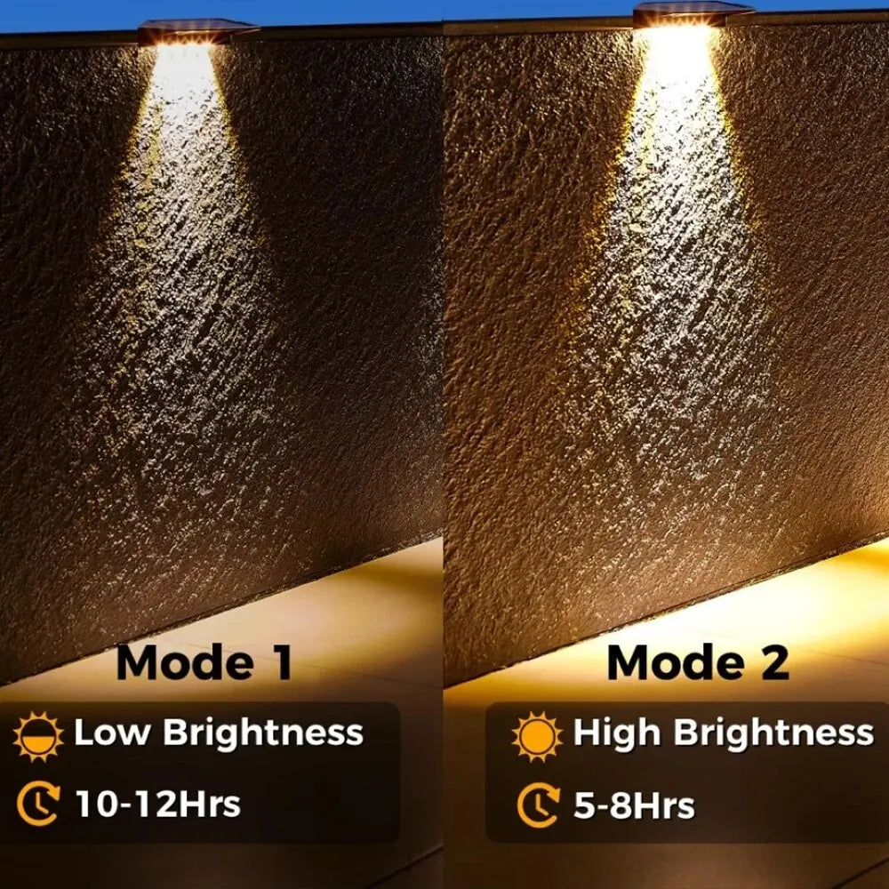 Solar LED Fence Wall Lights, product view 6
