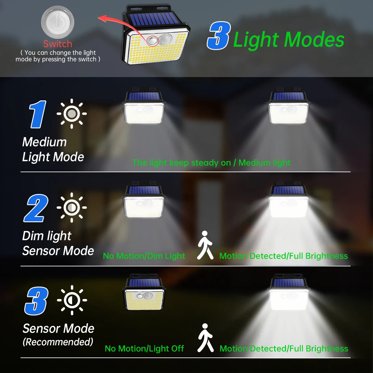 motion sensor driveway light - product view 4