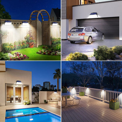 Solar Motion Sensor Outdoor Wall Light, LED Security Lamp with 3 Lighting Modes for Garden, Patio, Driveway and Porch - product view 6