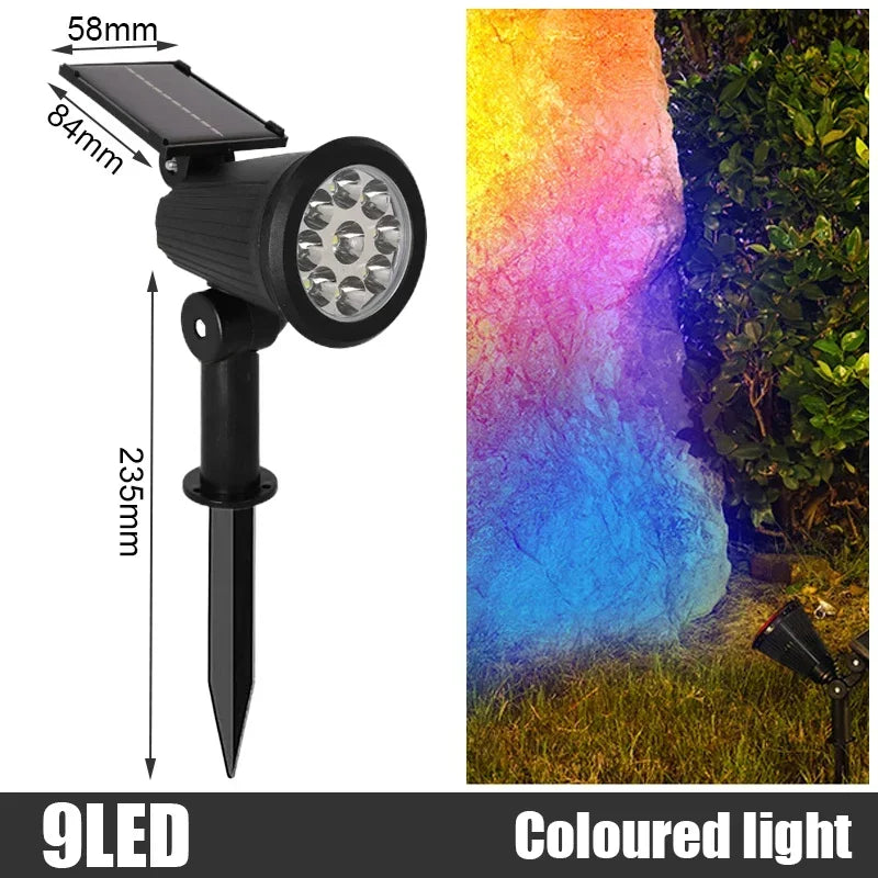 solar spotlights - product view 1