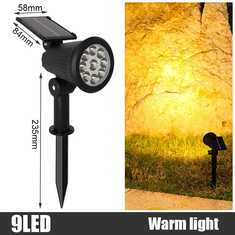 solar spotlights - product view 3