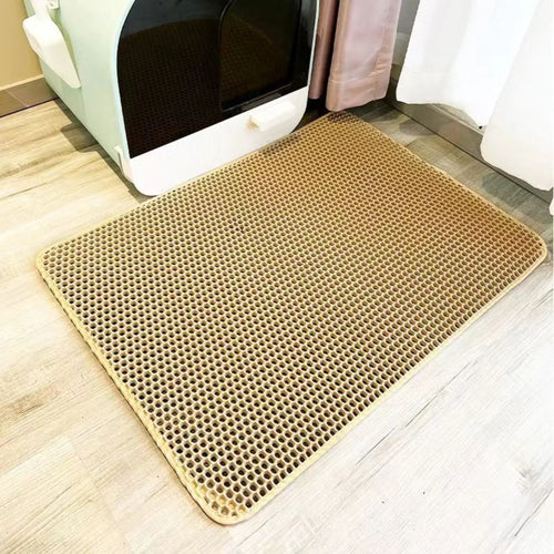 Cat Litter Mat, Double-Layer Waterproof Non-Slip Washable Litter Trapper, Foam Pet Toilet Pad in 30x30 to 60x90cm - product view 1