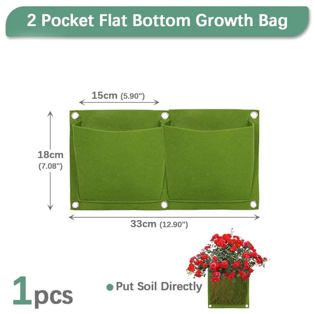 vertical wall planter - product view 2