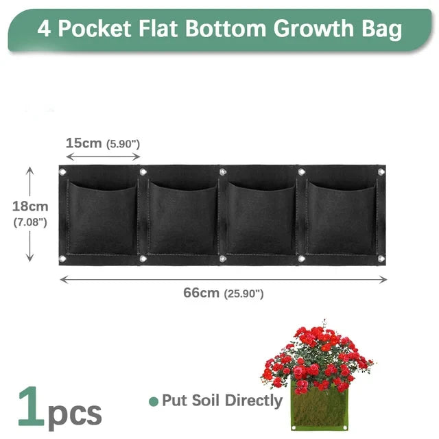 vertical wall planter - product view 4