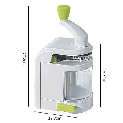 Vegetable Spiralizer Cutter, 4-in-1 or 5-in-1 Slicer with Stainless Steel Blades, Suction Base and Foldable Design - product view 2