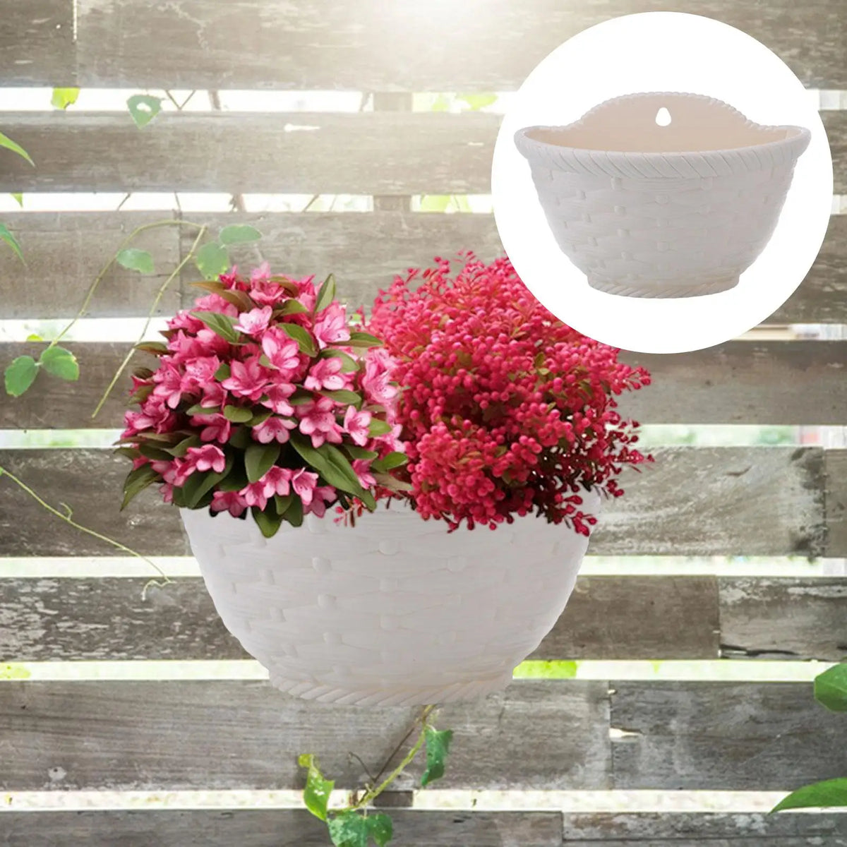vertical wall planter - product view 2