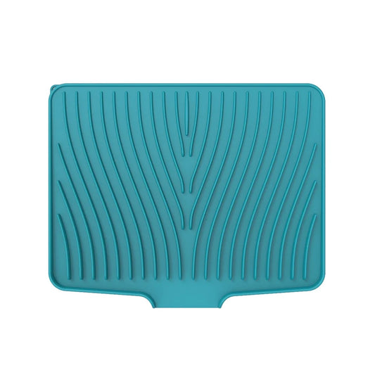 Silicone Dish Drying Mat, 40 × 33cm Drain Pad with Drain Lip, Heat-Resistant Kitchen Counter Mat - product view 1