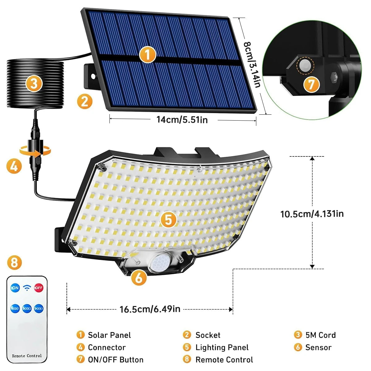 patio lights - product view 3