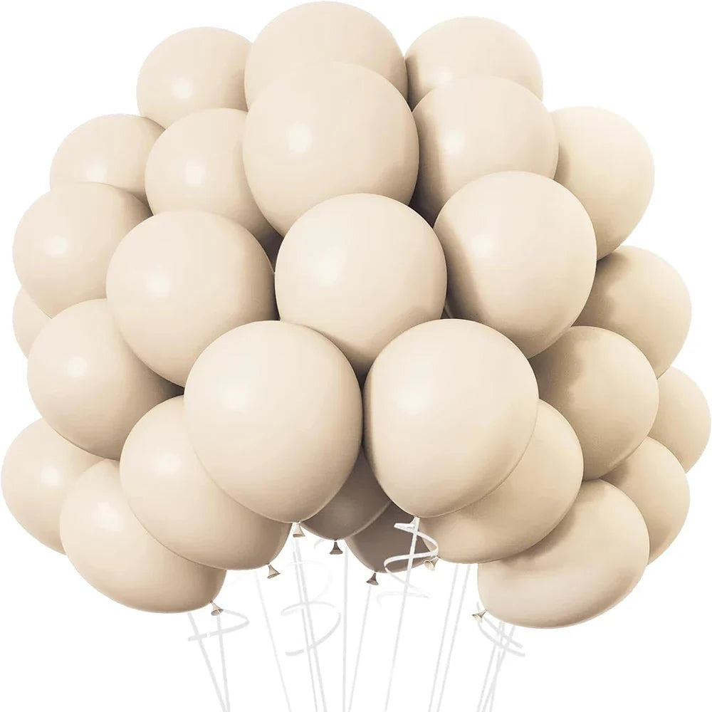 Round Latex Balloons, 5, 10 or 12 Inch Sizes, 10, 20 or 30 Piece Packs for Wedding, Birthday and Party Decorations - product view 1