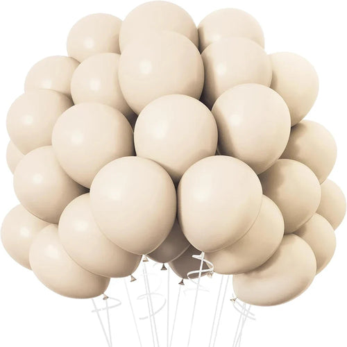 Round Latex Balloons, 5, 10 or 12 Inch Sizes, 10, 20 or 30 Piece Packs for Wedding, Birthday and Party Decorations - product view 1