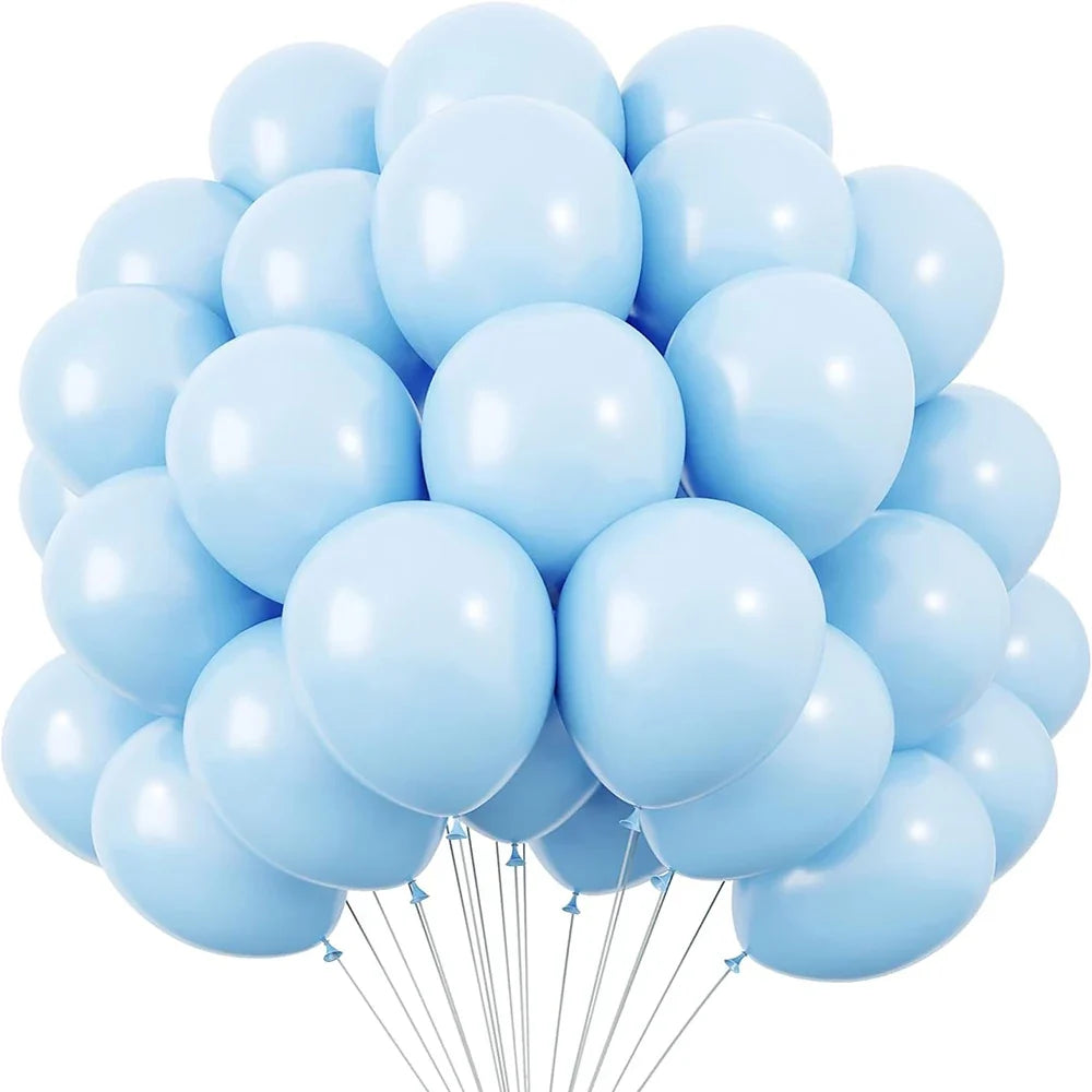Round Latex Balloons, 5, 10 or 12 Inch Sizes, 10, 20 or 30 Piece Packs for Wedding, Birthday and Party Decorations - product view 4