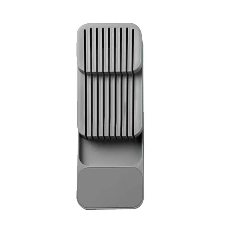 Kitchen Drawer Organizer, PA+PE Cutlery Tray for Spices, Knives, Forks and Spoons, 39.7 x 14.5 x 7.5 cm - product view 2