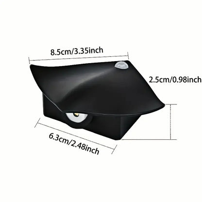 Outdoor Wall Light with Sensor Switch, ABS Body, Dry Battery Power, Bulb Included for Porch, Balcony and Corridor - product view 3