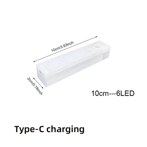 Rechargeable LED Cabinet Light, Motion Sensor, Magnetic Mount, Stepless Dimming, 10–50 cm, Closet and Kitchen Light - product view 1