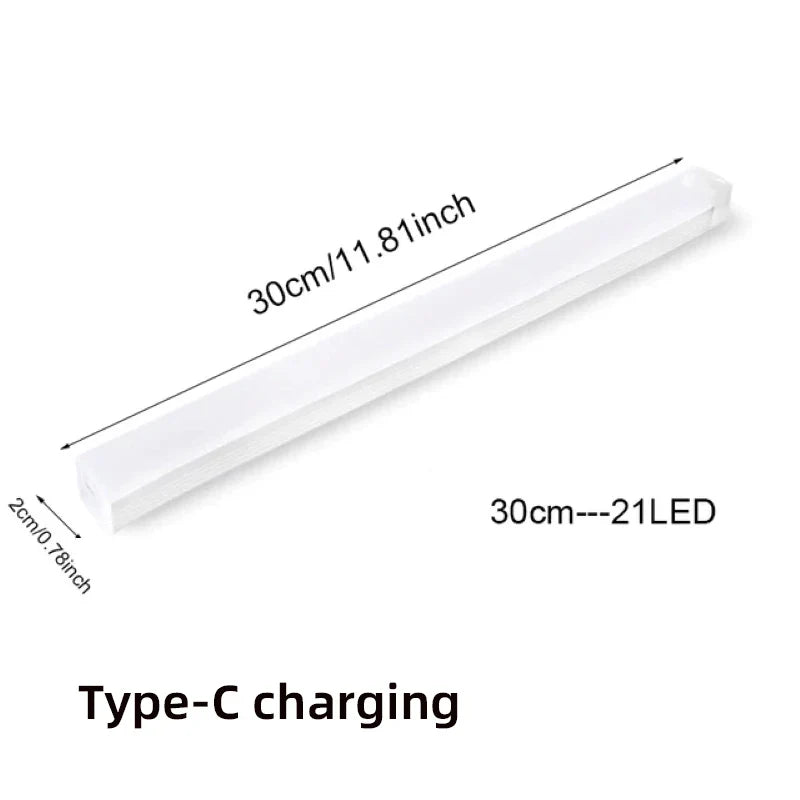 Rechargeable LED Cabinet Light, Motion Sensor, Magnetic Mount, Stepless Dimming, 10–50 cm, Closet and Kitchen Light - product view 2