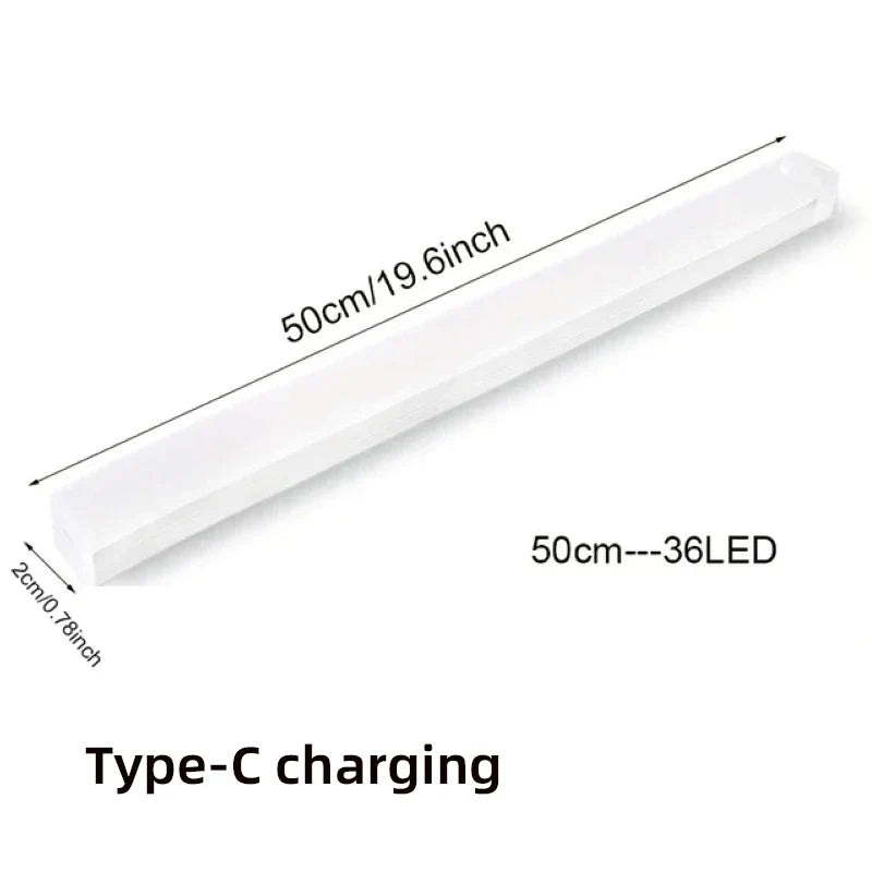 Rechargeable LED Cabinet Light, Motion Sensor, Magnetic Mount, Stepless Dimming, 10–50 cm, Closet and Kitchen Light - product view 3