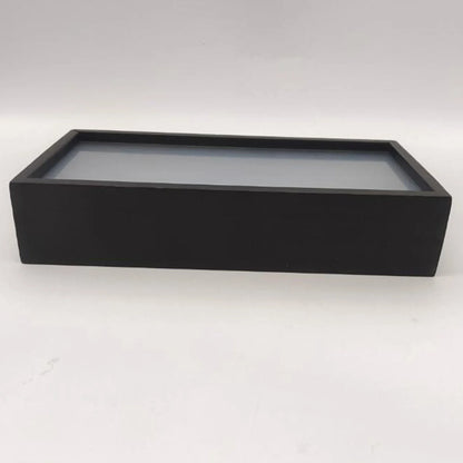 Floating Photo Frame, Double-Layer Acrylic Shadow Box Display, Modern Rectangular Wood Case for Dried Flowers, Photos and Keepsakes - product view 4