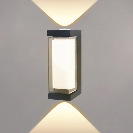 Outdoor LED Porch Light, 10W AC Wall Lamp, IP65 Water-Resistant ABS, 85–265V Modern Garden and Entryway Lighting - product view 1