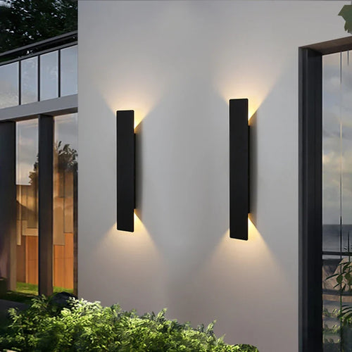 Modern LED Outdoor Wall Light, Aluminum AC Fixture, 85-265V, Warm or Cold White, 2W-24W Options for Home Lighting - product view 1