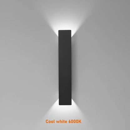 Modern LED Outdoor Wall Light, Aluminum AC Fixture, 85-265V, Warm or Cold White, 2W-24W Options for Home Lighting - product view 4