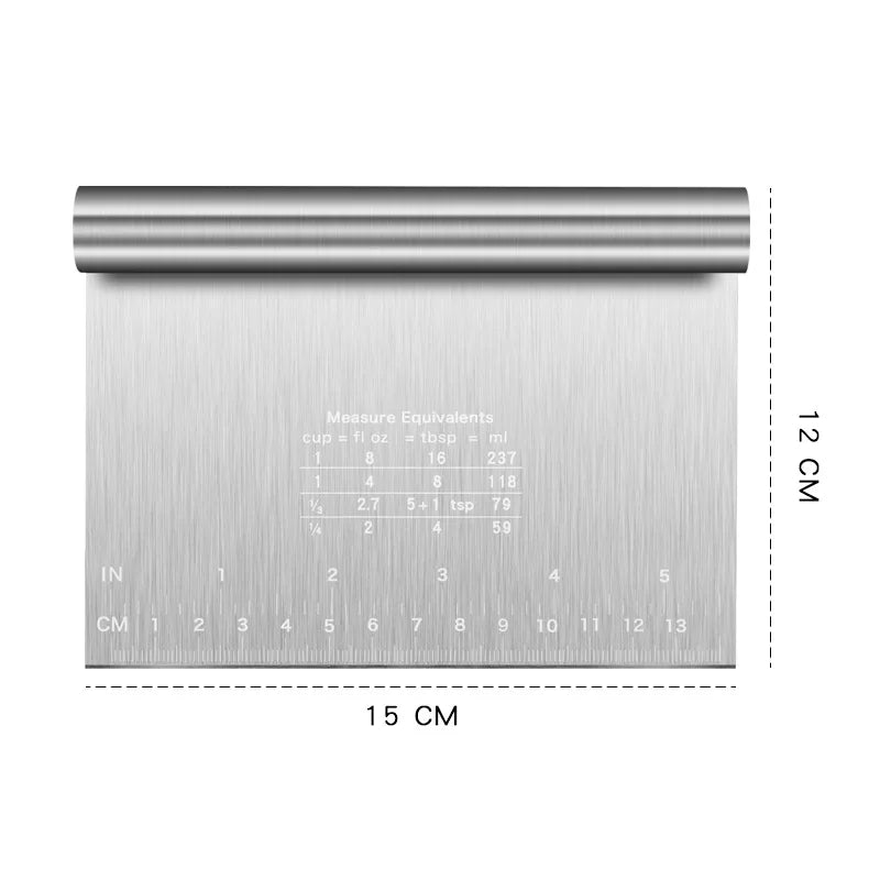 stainless dough scraper - product view 2