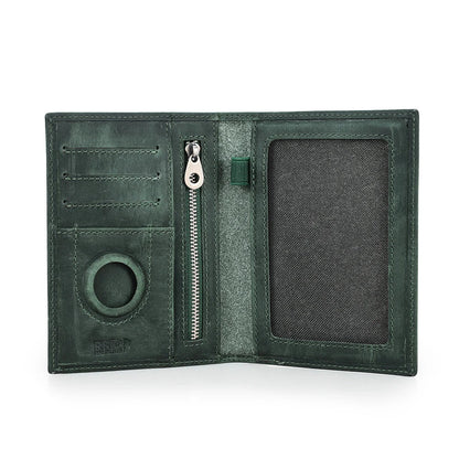 Passport Holder Travel Wallet, Solid Design in Coffee, Brown, Red, Gray, Green and Blue Color Options - product view 5