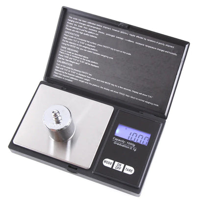Digital Pocket Scale, 0.01 g Jewelry and Kitchen Scale, LCD Balance with 100 g to 1 kg Capacity Options - product view 2