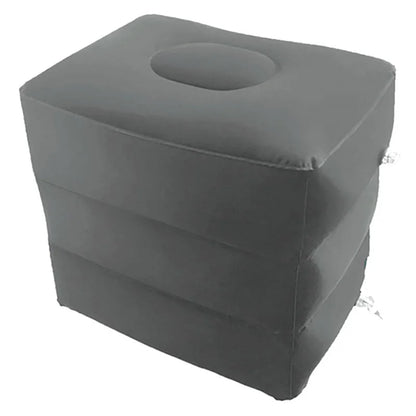 Inflatable Travel Foot Rest Pillow, PVC Rectangle Foot Pad for Airplane, Car and Bus Trips - product view 2